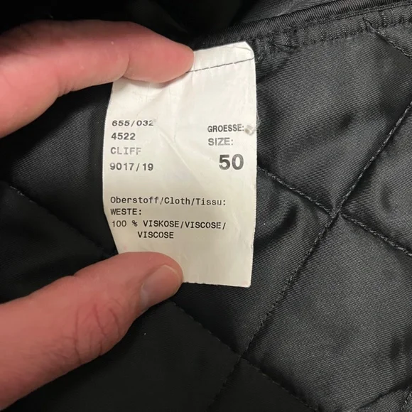 Cinque Men’s Overcoat - Picture 6 of 6